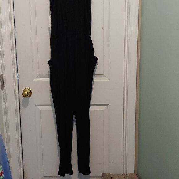Ellie and Kate black jumpsuit with pockets Sz M - Picture 7 of 8